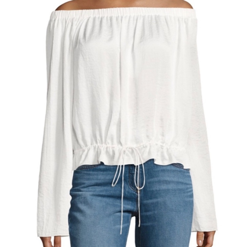THEORY ODETTAH BLOUSE